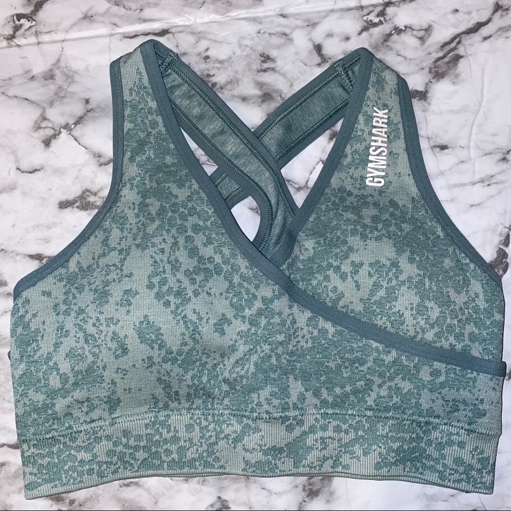 Gymshark Adapt Camo Seamless Sports Bra - Small